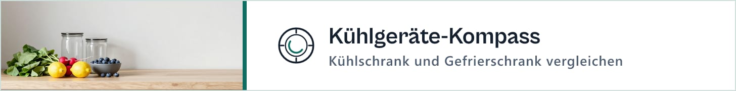 Kühlgeräte-Kompass – Kühlgeräte vergleichen